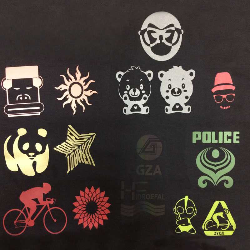 反光热贴logo 可定制各类图案
