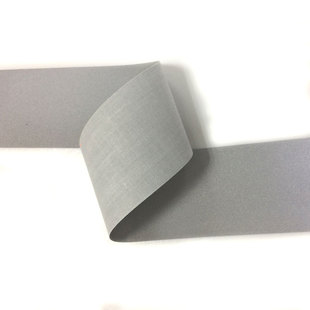 高耐水洗亮银TC反光布