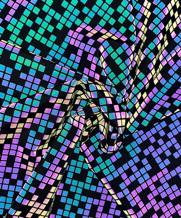 炫彩反光印花面料